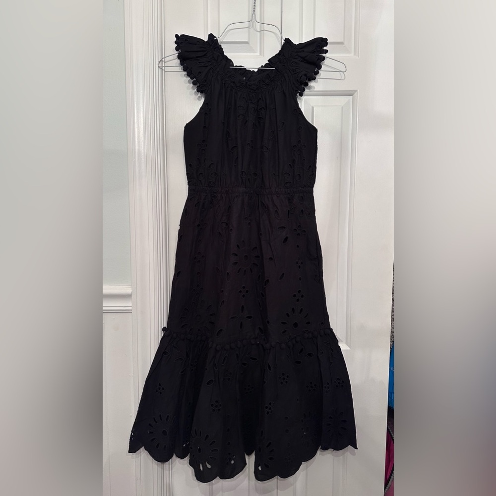 J.Crew Eyelet & PomPom Dress